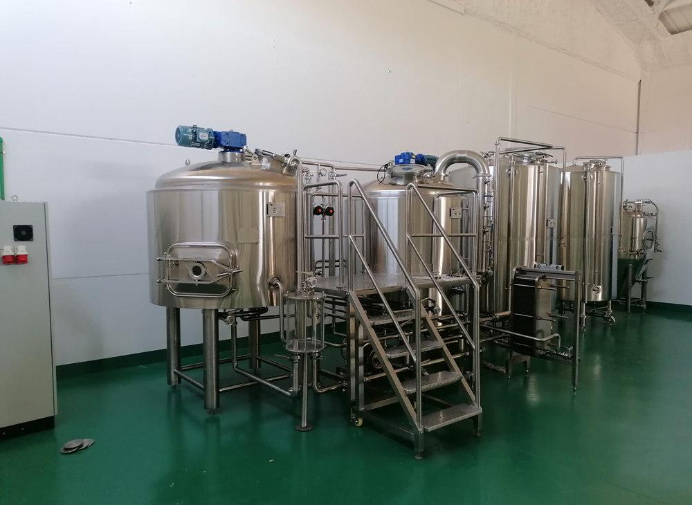 beer brewery equipment, Brewhouse, 1000l brewery, turnkey brewery project, brewhouse, fermenter, bright beer tank, glycol cooling system, CIP, miller, wine fermenter, Kombucha fermenter